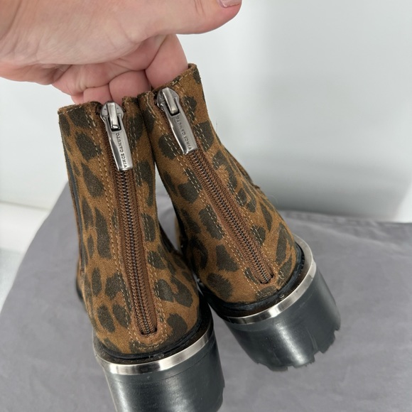 Vince Camuto leopard print Kelivena boots size 7.5 - Picture 4 of 7